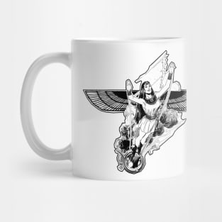 Flying woman Mug